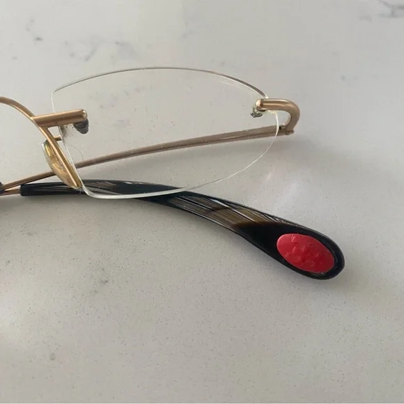 BUGATTI 356 10 LODOTYPE RIMLESS DESIGNER FRAME MEN Clear Eyeglasses